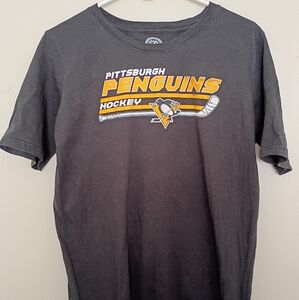 NHL Black Official Licensed Product Tee Boy's